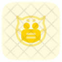 Devil Frowning Emoji With Face Mask Emoji Icon