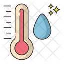 Dew Point Humiditymeter Temperature Meter Icon