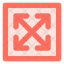 Diagonal All Direction Arrow Icon