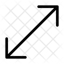 Cambiar Tamano Diagonal Flecha Cambiar Tamano Icono