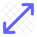 Diagonal Resize  Icon