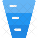 Inverted Funnel Diagram Icon
