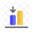 Diagram Down Icon