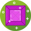 Diamond Ruby Stone Icon