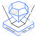 Diamond Hologram Icon