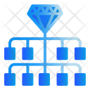 Diamond Organization Investment Icon