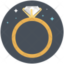 Diamond Ring Wedding Icon