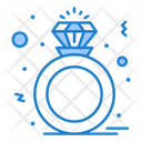 Diamond Ring Diamond Present Icon