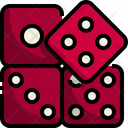 Dice Domino Piece Icon