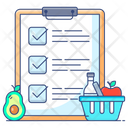 Diet Plan Food Chart Diet Chart Icon