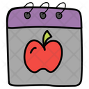 Diet Schedule Health Plan Diet Calendar Icon