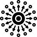 Diffusion Spreading Proliferation Icon