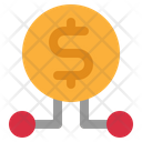 Digital Money Cryptocurrency Icon