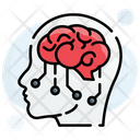 Brain Digital Electronic Icon