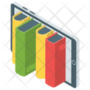 Ebooks Digital Library Mobile Shopping Icon