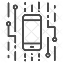 Digital Mobile Mobile Chipset Chip Icon