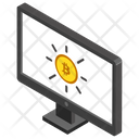 Cryptocurrency Digital Money Electronic Cash Icon