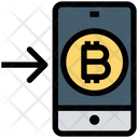 Digital Money Bitcoin Smartphone Icon