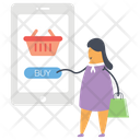 Digital Shopping Online Shopping Internet Shopping Icon
