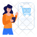 Digital Shopping Icon