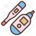 Digital Thermometer Fever Icon