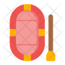 Boat Rowing Rubber Icon