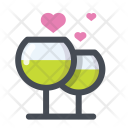 Dinner Date Alcohol Icon
