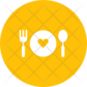 Dinner Love Valentines Icon