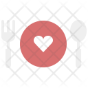 Dinner Love Valentines Icon