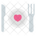 Dinner Romance Icon
