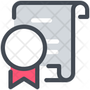 Diplom Agreement Certificate Icon