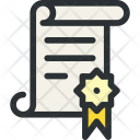 Diploma Certificate Reference Icon