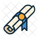 Diploma School Graduation Diploma Icon