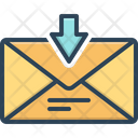 Direct Message Inbox Message Notification Communication Envelope Reminder Dialog Send Downloading Icon