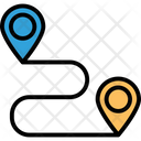 Direction Distance Map Icon