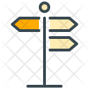Directions Direction Board Icon