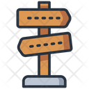Post Sign Signal Signage Icon