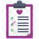 Dirt Chart Health Report Clipboard Icon