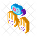Bacteria Dirty Hand Icon