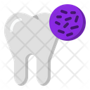 Dirty Tooth Bacteria Cavity Icon