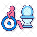 Disabled Toilet Toilet Wheelchair Icon