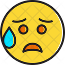 Disappointed But Relieved Face Icon