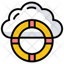 Cloud Based Protection Cloud Computing Cloud Security Concept Icon