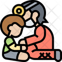 Disaster Rescuer Paramedic Disaster Icon