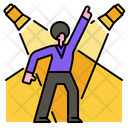 Disco Dancing Dancing Man Icon