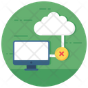 Offline Symbol Cloud Crossed Internet Disconnected Icon
