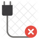 Disconnected Hardware Cord Icon