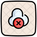 Disconnected Cloud Storage Disconnected Cloud Storage Icon
