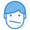 Discontent Emotion Face Icon