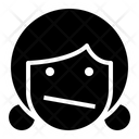 Discontent Emotion Face Icon